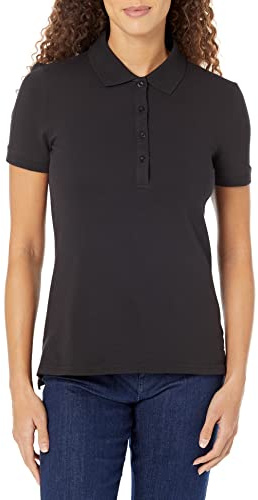 Amazon Essentials Women's Short-Sleeve Polo Shirt (Available in Plus Size)