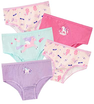 Harry Bear Mutandine Confezione da 5 Multicolore per Ragazze Unicorno Multicolore 5-6 Anni
