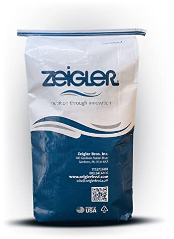 Zeigler Fish Food (33 LB Bag) 5mm Floating Pellets for Koi and Goldfish, Performance Fancier Diet for Enhancing Color - Fortified with V pak and Spirulina