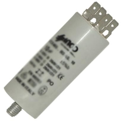 Kondensator 10 mF 450 V Universal Wäschetrockner 481981729147, C00770241, 481010743850 Wäschetrockner 481981729147, C00770241, 4810107433850 850 Watt HIRLPO