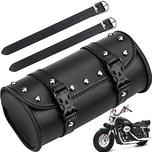 Aieraczy 21 * 10cm Universale Borsa da Sella Moto, Borsa Manubrio Moto, Borse Laterali per Maggior Parte Delle Fuoristrada, Design Compatto Antipolvere e Impermeabile per Strumenti