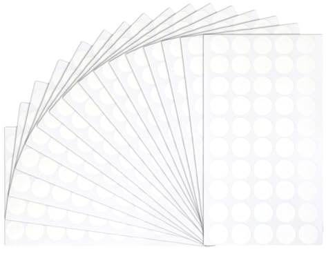 Hole Punch Reinforcement Stickers 800Pcs,White,Hole Reinforcement Rings For Binders&Planners,Self Adhesive Ring Protectors For Paper,Calendars & Diy Projects,Perfect For Teachers,Students & Office Use