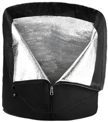 Fenteer Funda Protectora para macetas, anticongelante, para Invierno, con cordón Ajustable, Bolsa Protectora para Patios y Jardines, 45cmx70cm