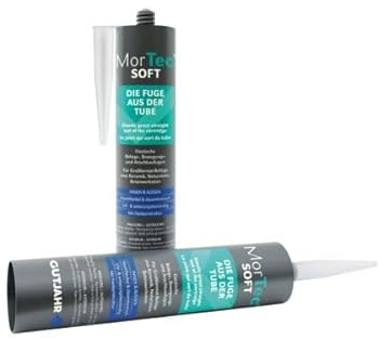 MorTec Soft Fuge – 310 ml patron – sandBEIGE – elastisk silikonfogfyllning