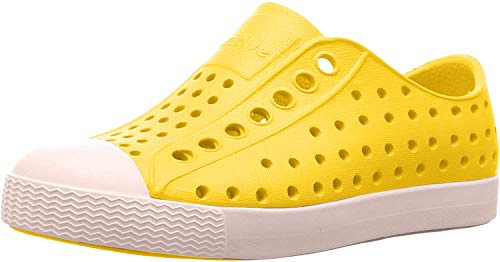 Native Shoes Boy's Unisex Kids Jefferson Child Water Shoe, Crayon Yellow/Shell White, 6 UK