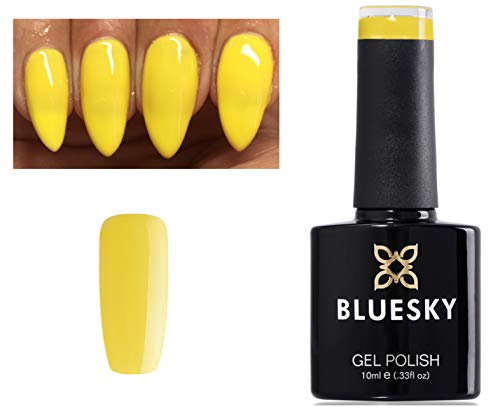 Bluesky GEL NAIL POLISH YELLOW COLOR BUTTER ME UP UV LED Soak Off CS13 10ml