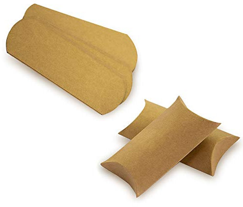 Oblique Unique® 24 Geschenkboxen Geschenk Schachteln für DIY Adventskalender Advent Kisten Boxen Geburtstag JGA Hochzeit Mitgebsel Gastgeschenke Geschenktaschen Vintage Braun Kraftpapier