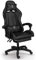 TRISENS Gaming-Stuhl mit Fußstützen - Bürostuhl ergonomisch stufenlos einstellbar - Gamer Chefsessel, Computer Office Chair, Schreibtischstuhl, Büro Stuhl, Farbe:Schwarz