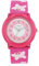 s.Oliver Armbanduhr Mädchen Kinder Quarzuhr Analog, mit Textil Armband, Pink, 3 bar Wasserdicht, Kommt in Uhren Geschenk Box, 2036748