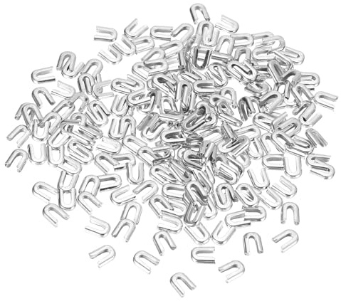 PATIKIL Spirale Stecca Cucire Punte per Acciaio Inox 6mm 1/4 200pz | Punte Coperture Estremità Tappo per Corsetto, per Costume Sposa Abito