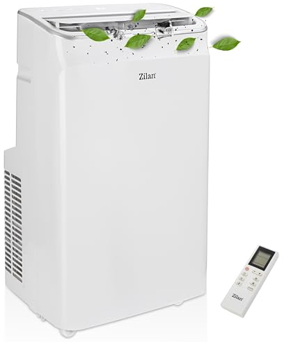 Klimaanlage 3in1 wifi mobil Fensterabdichtung mit Abluftschlauch Fernbedienung 24h Timer 12.000 BTU 3 Modi Portable Klimaanlage Klimagerät Klima Anlage Air Conditioner (12.000 BTU)