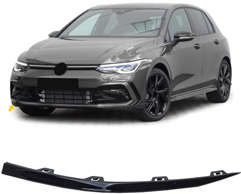 Stoßstangen Spoilerleiste rechts Glanz für VW Golf 8 GTI GTD R-Line 19-24