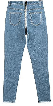 IQYU Jean skinny pour femme - Sexy - Jeans leggings femme stretch grandes tailles jeans hanches avec fermeture éclair arrière pantalon jean skinny leggings évasés jeans femme jeans côtelés jeans denim