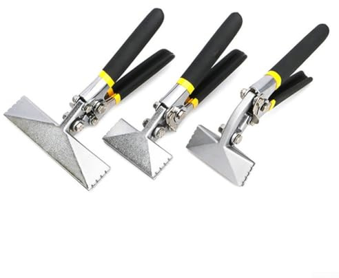 Heavy Duty Sheet Metal Bending Pliers Set for Precision Work, Chrome Vanadium Steel, Designed for Structural Applications (A)