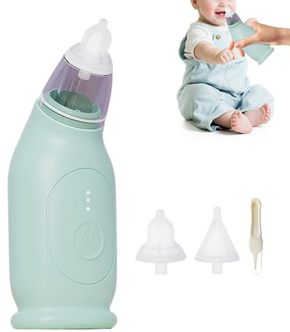 Aspirateur nasal électrique pour | Aspirateur nasal électrique avec forte puissance d' – Appareil de rinçage nasal pour les tout-petits – Pour soulager la congestion nasale chez les