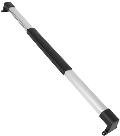 Tbest Manija de Barra Transversal para Puerta con Pantalla RV, Barra de Agarre Ajustable de Aleación de Aluminio para Remolques, Puerta con Pantalla de 54cm-72cm, 17 Uds.