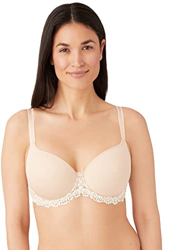 Wacoal womens Embrace Lace Contour bras, Sand, 34C US
