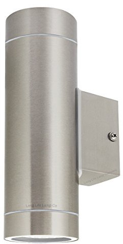 Long Life Lamp Company Stainless Steel Double Outdoor Wall Light IP65 Up Down Outdoor Wall Light ZLC 02