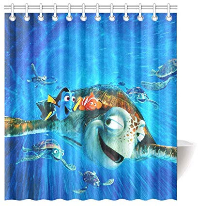 dsgrdhrty Ich suche Nemo Wasserdichter Duschvorhang antibakteriell und waschbar