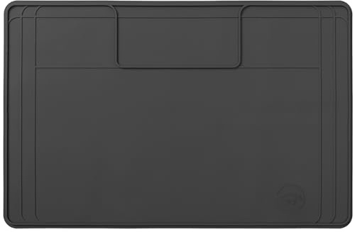 The Original Under Sink Mat - Silicone Waterproof mat, Trimmable, Easy to Clean, Kitchen cabinet liner, Under sink protector mats, Drip Tray with Lip - 34 x 22 or smaller