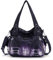 Angel Kiss Handtasche Damen Schultertasche Multifunktionale Umhängetaschen Wasserdicht PU Veganes Leder mit Reißver Schlusstaschen