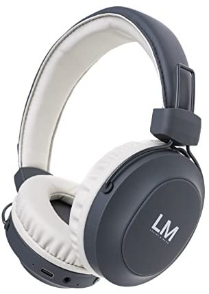 Louise & Mann 5 Casque Bluetooth Supra-Auriculaire, Écouteurs sans Fil avec Basses Profondes Stéréo Hi-FI, Pliable, Cache-Oreilles Souples, Micro Intégré et Mode Filaire pour Téléphone/PC/TV
