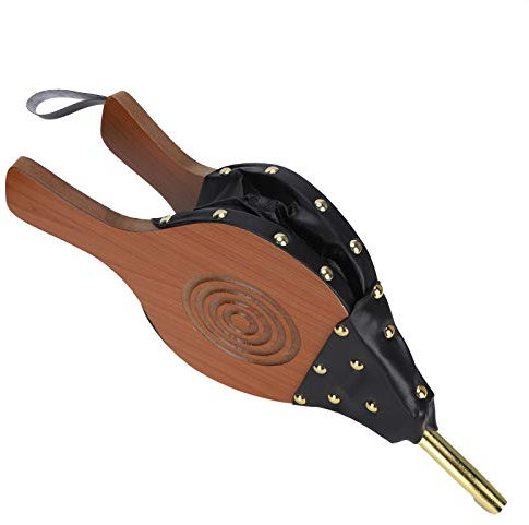 Tissting Fuelle para Chimenea Fuelle de Mano Soplador Manual Portátil Estufa de Leña Soplador de Chimenea Camping al Aire Libre Barbacoa Herramientas Accesorios