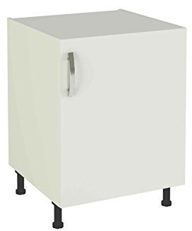 HOGAR24 ES - Mueble Bajo de Cocina 1 Puerta Color Blanco, Medidas: 85 x 60 x 58 cm