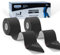 LiangMai Kinesiotapes - 2 Kinesiologie Tape Rollen (5cm x 5m) 40 Precut (je 25cm x 5cm) Sport Tapes Schwarz Kinesiotape vorgeschnitten, Profi Physio Tape Knie Schulter wasserfest & Hautfreundlich
