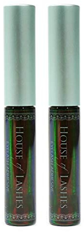 House of Lashes Glue - Dark Lash Adhesive 2pk- Dries Dark, Latex-Free, Cruelty-Free Product