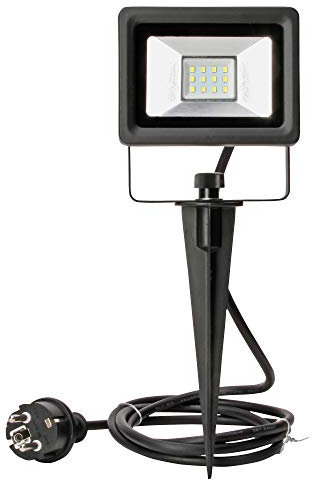 Kopp LED Garten-Strahler wasserdicht [A++] I Gartenbeleuchtung LED Leuchte mit Erdspieß für Garten I LED Spot Außenlampen I Aussenleuchten LED Baustrahler I LED Außenstrahler I Anthrazit – 216810017