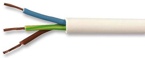 Cavo flessibile non schermato, 3COND, 1MM2, 100M, cavo multicored, cavo multicore, cavo in rame stagnato, confezione da 100, PP-3183Y-1MMWHT