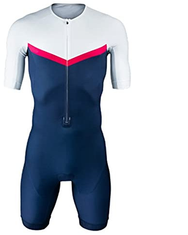 Herren Triathlon-Anzug Einteiliger Tri-Anzug, Radsport-Anzug Team-Triathlon-Anzug Herren-Radsport-Skinsuit-Sommer-Bodysuit (Farbe Bodysuit 7, Größe XXX-Large)