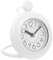 Warmhm Orologio da bagno da appendere orologio da doccia bianco corda orologio resistente all'acqua corda appeso piccolo orologio digitale senza batteria