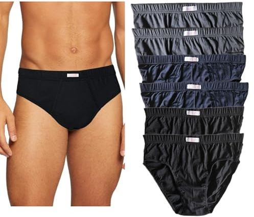 Intimo College Slip Uomo in Puro Cotone Jersey Premium Traspirante Prodotte in Italia Anallergiche Testate Contro i Cattivi odori Made in Italy 12/6/3 Pezzi (L, 6pz Colorato)