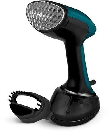 Plancha EMMA Vertical - Envío 24h - Planchado Fácil - Alta Presión, Bajo Consumo, Alto Rendimiento de Electrodomésticos - Hogar y Hostelería - Plancha Vapor con Cepillo (Azul)