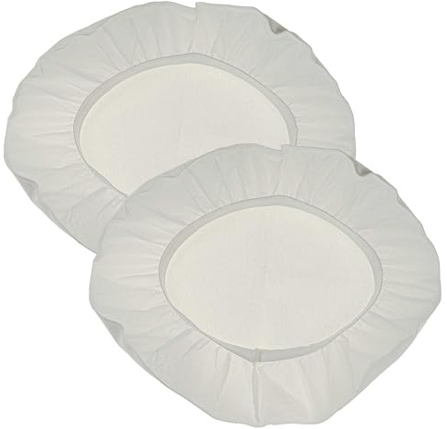 vhbw 2 x Membrane Filters Compatible with Kärcher NT 75/1 Tact ME TE H Vacuum Cleaner - Fabric Filter Set White