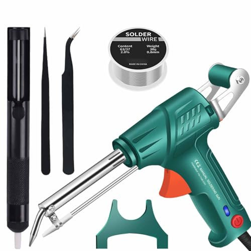 ADVORINETION Multi-Function Soldering Iron Soldering Gun Set, Soldering Iron Kit, Soldering Iron Kit with Solder and Flux, Soldering Iron for Circuit Board