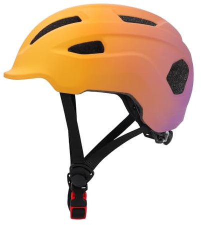 YOOXARMOR Fahrradhelm Kinder, Verstellbar Skaterhelm Reithelm für 3-5-8 Jungen und Mädchen Kinderfahrradhelm Leicht Einstellbar 50-59CM für Fahrrad Roller Skateboard Scooter
