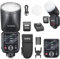 GODOX V100C Blitzgerät V100-C 100w Round Head Touchscreen Flash für Canon,2.4G Wireless mit Externem Speedlite und Global Shutter Blitzsynchronisation 1/80000s,integrierter Lithium Akku