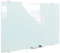 XIWODE Premium Magnetische Sicherheitsglas-Tafel 110x80cm – Weißwandtafel für Büro & Zuhause, Kratzfeste Glaswandtafel mit Whiteboard & Schwamm (Wandmontiert)