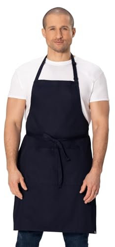 Chef Works Unisex Metzgerschürze Arbeitsschürze, Marineblau, Einheitsgröße