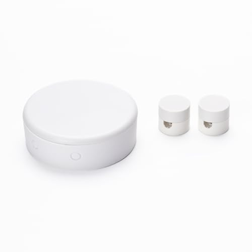 ORION LIGHTSTYLE Suspension d'espacement pour lampes avec auvent et boîte de distribution, support de câble, boîte de couverture, lot avec 1 boîte de distribution et 2 broches de plafond (blanc
