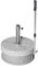 Doppler Rollsockel Easy Move ca. 70 kg - Granitsockel - Für Mittelstockschirme bis 350 cm - Mit 4 Rollen und Zugstange - Für eine einfache Handhabung