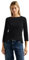 Cecil Damen Basic Boatneck T Shirt, Schwarz, L EU
