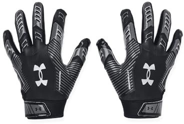Under Armour Herren F9 Nitro Fußballhandschuhe, (001) Black/Castlerock/Metallic Silver, Größe S