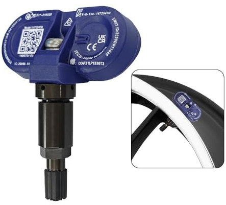 OBEST Sensor Presión de Neumáticos para BLE-TESLA, Sensor Bluetooth TPMS Compatible Tesla Model 3, Model Y, Model X/X Plaid, Model S/S Plaid 2020-2023, TPMS Sistema de Control Presión Neumáticos