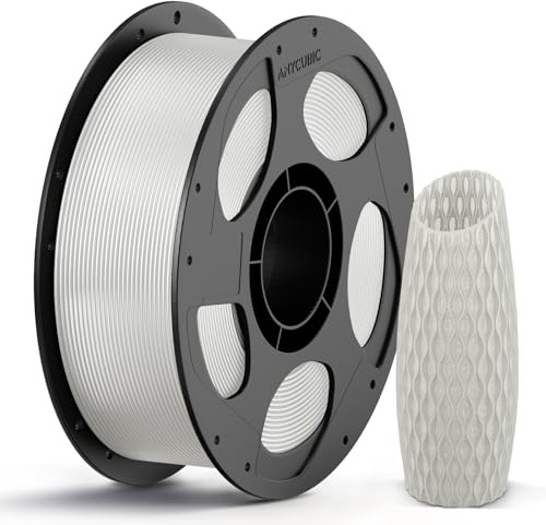 ANYCUBIC PLA Filamento per Stampante 3D, Identificazione Intelligente Filamento PLA per Stampante 3D 1,75 mm Precisione Dimensionale +/- 0,02 mm(Trasparente,1KG)