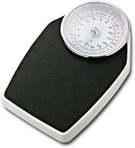 Báscula de baño analógica profesional, báscula mecánica sin batería, báscula de baño mecánica - Básculas de pesaje corporal(Black)
