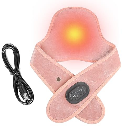Tour de cou chauffant | Masseur rechargeable à 3 températures – Chauffe-cou pour soulager l'inconfort, les muscles, les hommes, les personnes âgées, le bureau, la maison, un anniversaire, Noël
